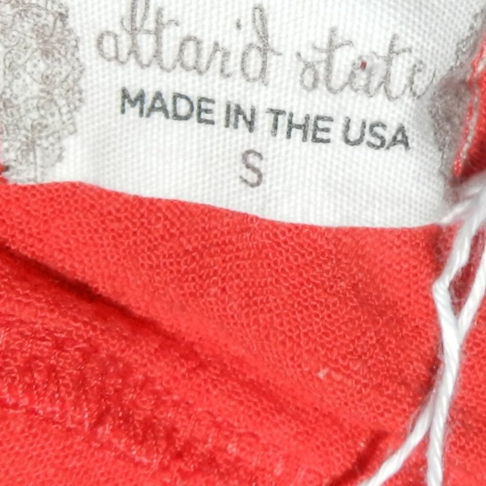 Altar'd State Vibrant solid red strappy crop tank top Small NWT🆕📦⌚🏃🏻💨⚡🚚 - Picture 14 of 15
